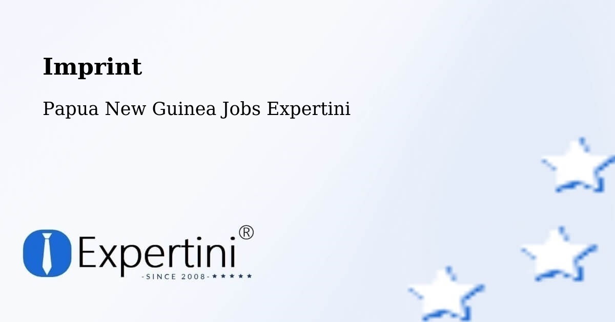 Imprint – Porgera - Papua New Guinea Jobs Expertini